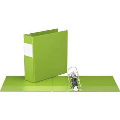 BINDER-ESSENTIAL 2300 3&quot; D-RING, LIME GREEN