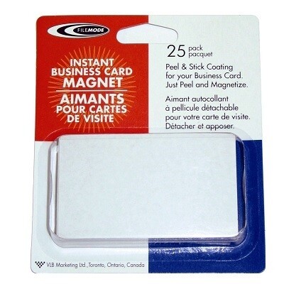 BUSINESS CARD MAGNETS, 25/PACK