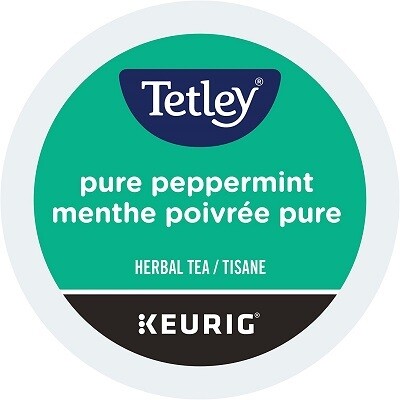 TEA-K CUP TETLEY PURE PEPPERMINT 24/BX