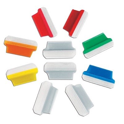 TABS-SELF-ADHESIVE, 1.5&quot; ASSORTED COLOURS