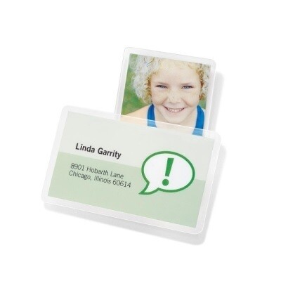 LAMINATING POUCH-SELF-ADHESIVE WALLET 2-3/8X3-7/8