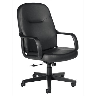 CHAIR-TILTER ANNAPOLIS HIGH BACK, BLACK BONDED LEATHER