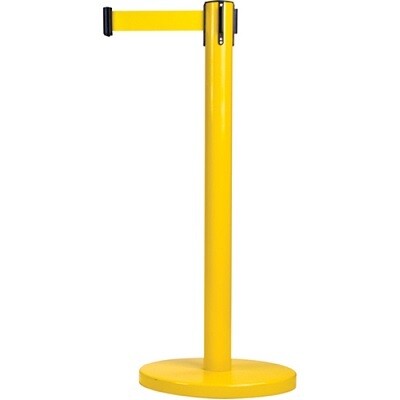 BARRIER-CROWD CONTROL NO WHEELS, YELLOW/ YELLOW