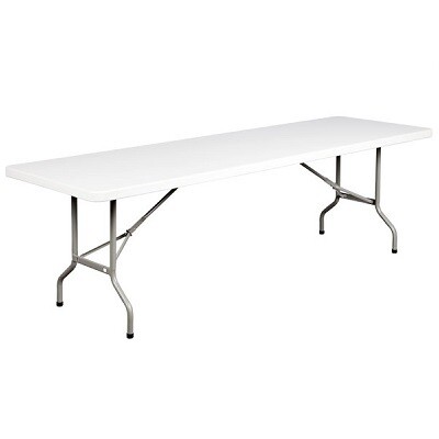 TABLE-FOLDING, 30X96 RECTANGLE, GRANITE