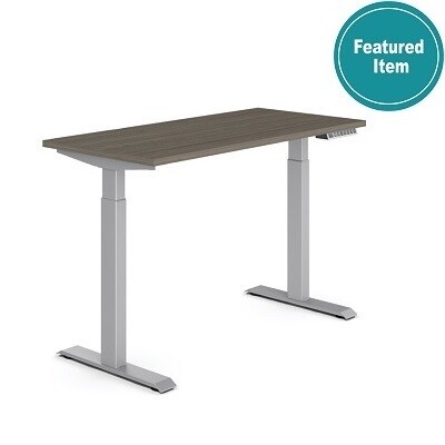 SIT STAND DESK-IONIC, ELECTRIC 46" X 24" X 27.1"-45.7"