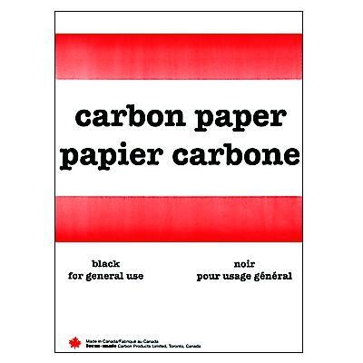 CARBON PAPER-BLACK 8.5X14.5, 10/EV