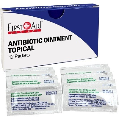 OINTMENT-FIRST AID, TOPICAL ANTIBIOTIC, 0.9G. 12/PACK