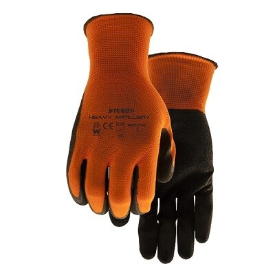 GLOVES-STEALTH HEAVY ARTILLERY, LATEX PALM, LARGE