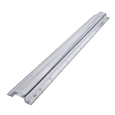 RULER-12&quot;/30CM MAGNIFYING, CLEAR