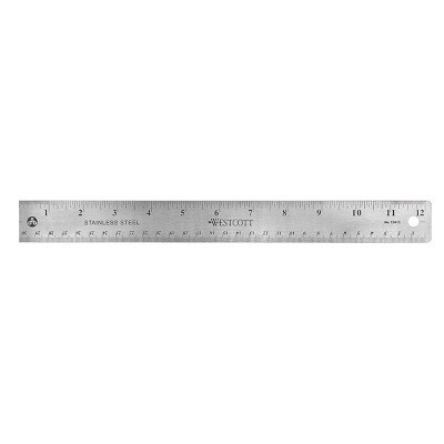 RULER-12&quot;/30CM STAINLESS STEEL WITH CORK BACK