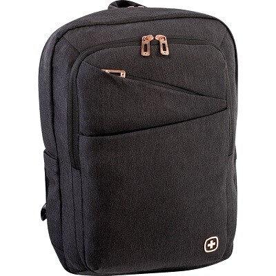 BACKPACK-SWISSGEAR, HOLDS UP TO 15.6&quot; LAPTOP, DARK GREY