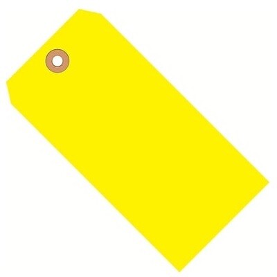 TAGS-SHIPPING SIZE 5, 4-3/4X2-3/8IN. YELLOW 1000/CT (A53625)