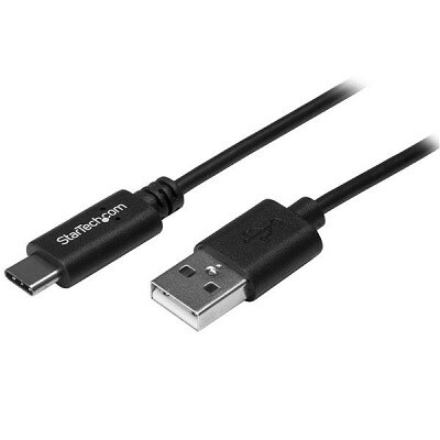 USB CABLE-STARTECH, USB-C TO USB-A, 6FT BLACK