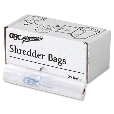 SHREDDER BAGS-13X14X38 CLEAR