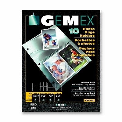 SHEET PROTECTOR-FOR PHOTOS 3-1/2X5" LETTER 10/PACK