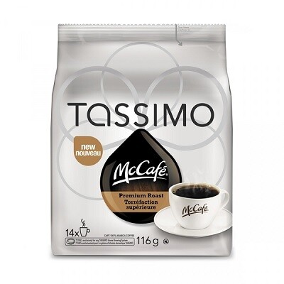 COFFEE-TASSIMO MCCAFE PREMIUM ROAST 14/BOX