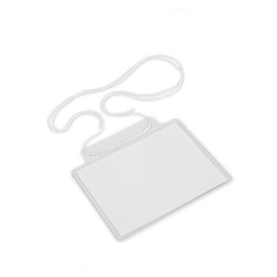 BADGE HOLDER-POCKET WITH STRING, 3X4&quot; 10/PACK