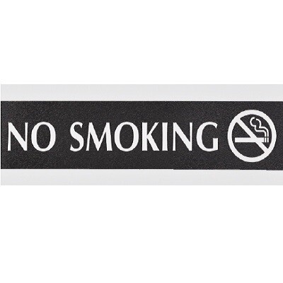 SIGN-CENTURY SERIES 3X9 NO SMOKING
