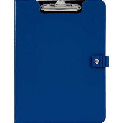 PADFOLIO-RIBBED TEXTURE WITH CLIP, 9-1/4&quot; X 12-1/2&quot;, BLUE