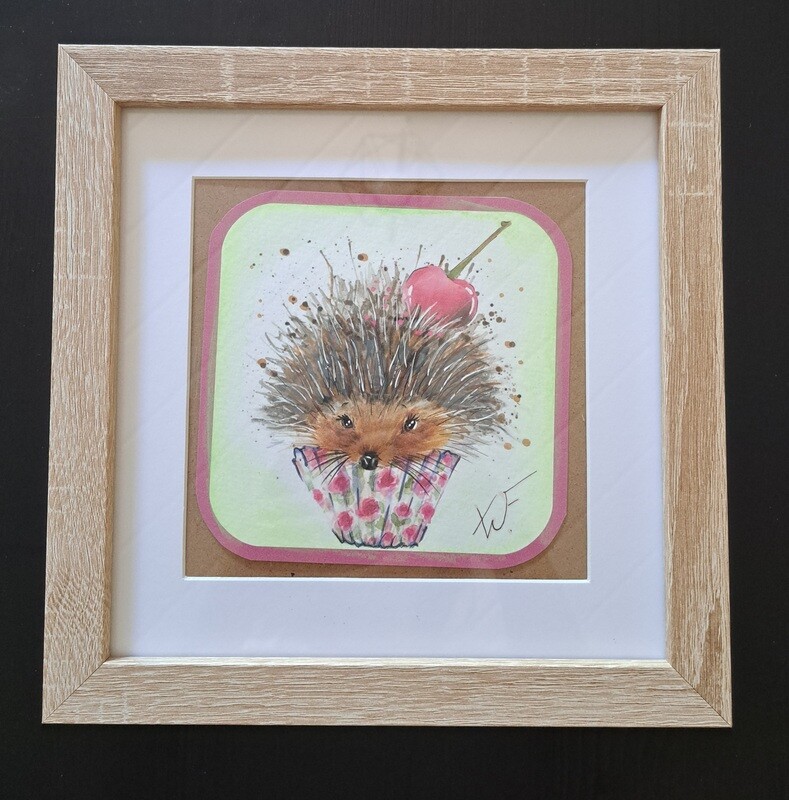 Tierbild &quot;Igel-Muffin&quot;