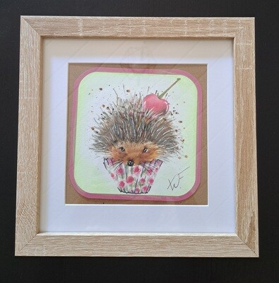 Tierbild &quot;Igel-Muffin&quot;