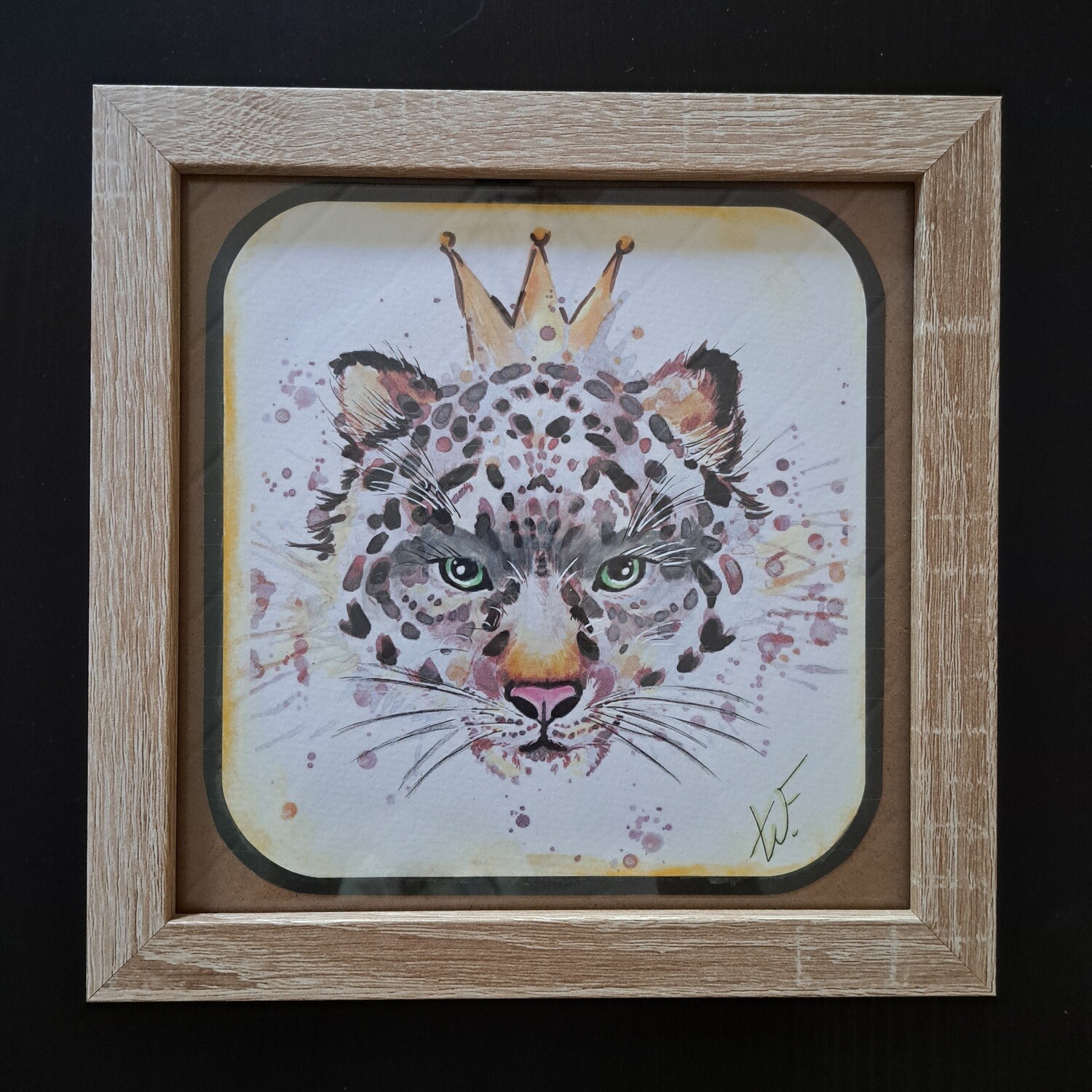 Tierbild &quot;Schneeleoparden-König&quot;