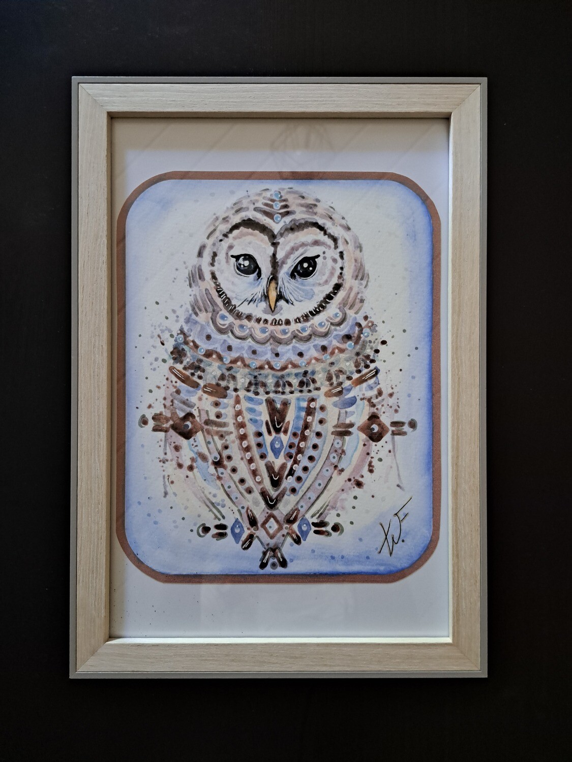 Tierbild &quot;Matroschka-Eule&quot;