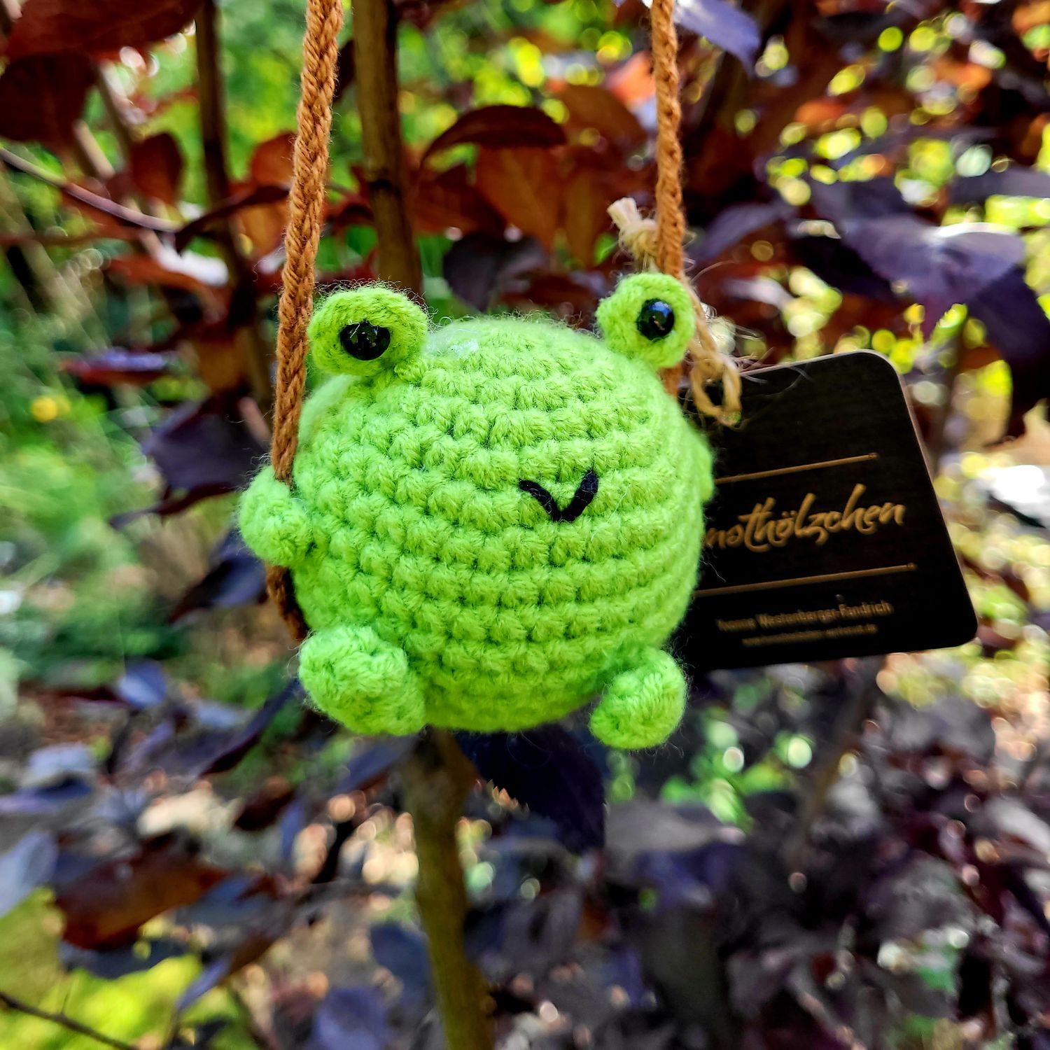 Amigurumi &quot;Kleiner Schaukelfrosch&quot;