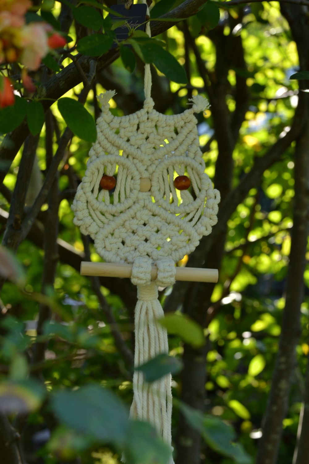 Wandbehang &quot;Weiße Eule&quot;