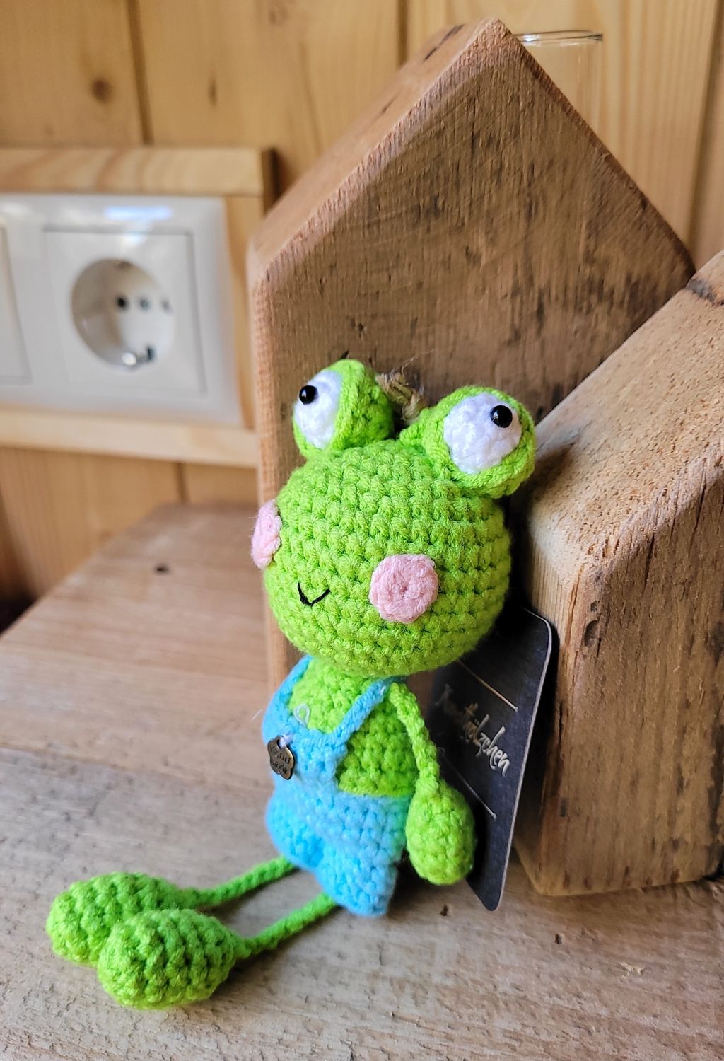 Schlüsselanhänger &quot;Latzhosenfrosch&quot;