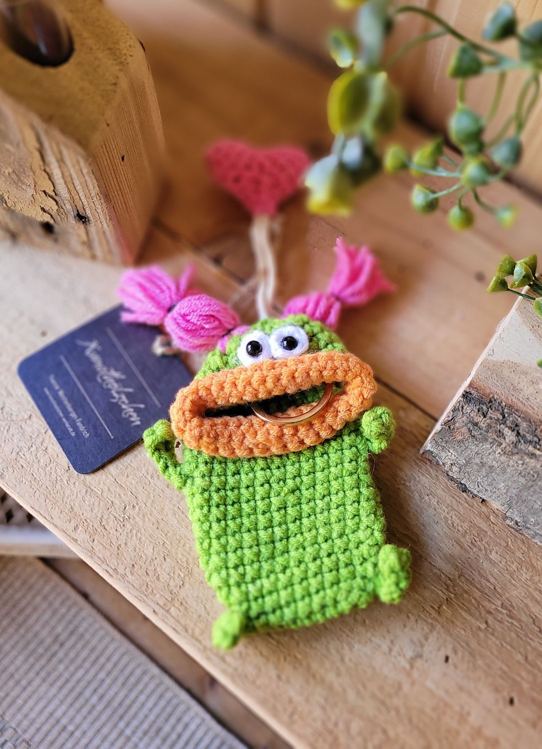 Schlüsseltasche &quot;Wurstmaul-Monsterchen&quot;