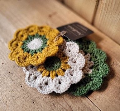 Untersetzer &quot;Blumenwiese&quot;, 3-er Set
