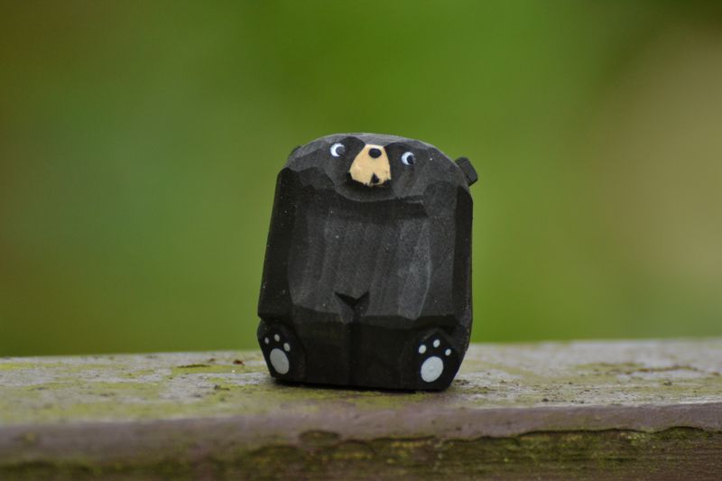 Schnitzfigur &quot;Schwarzbär&quot;