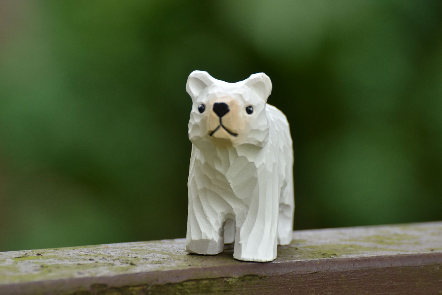 Schnitzfigur &quot;Großer Eisbär&quot;