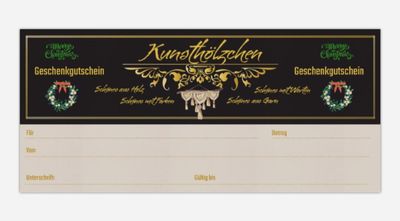 Geschenkgutschein "Weihnachten"