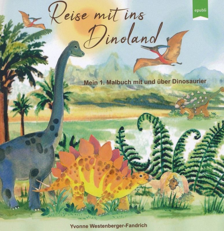Malbuch "Reise mit ins Dinoland"