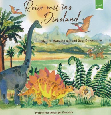 Malbuch "Reise mit ins Dinoland"
