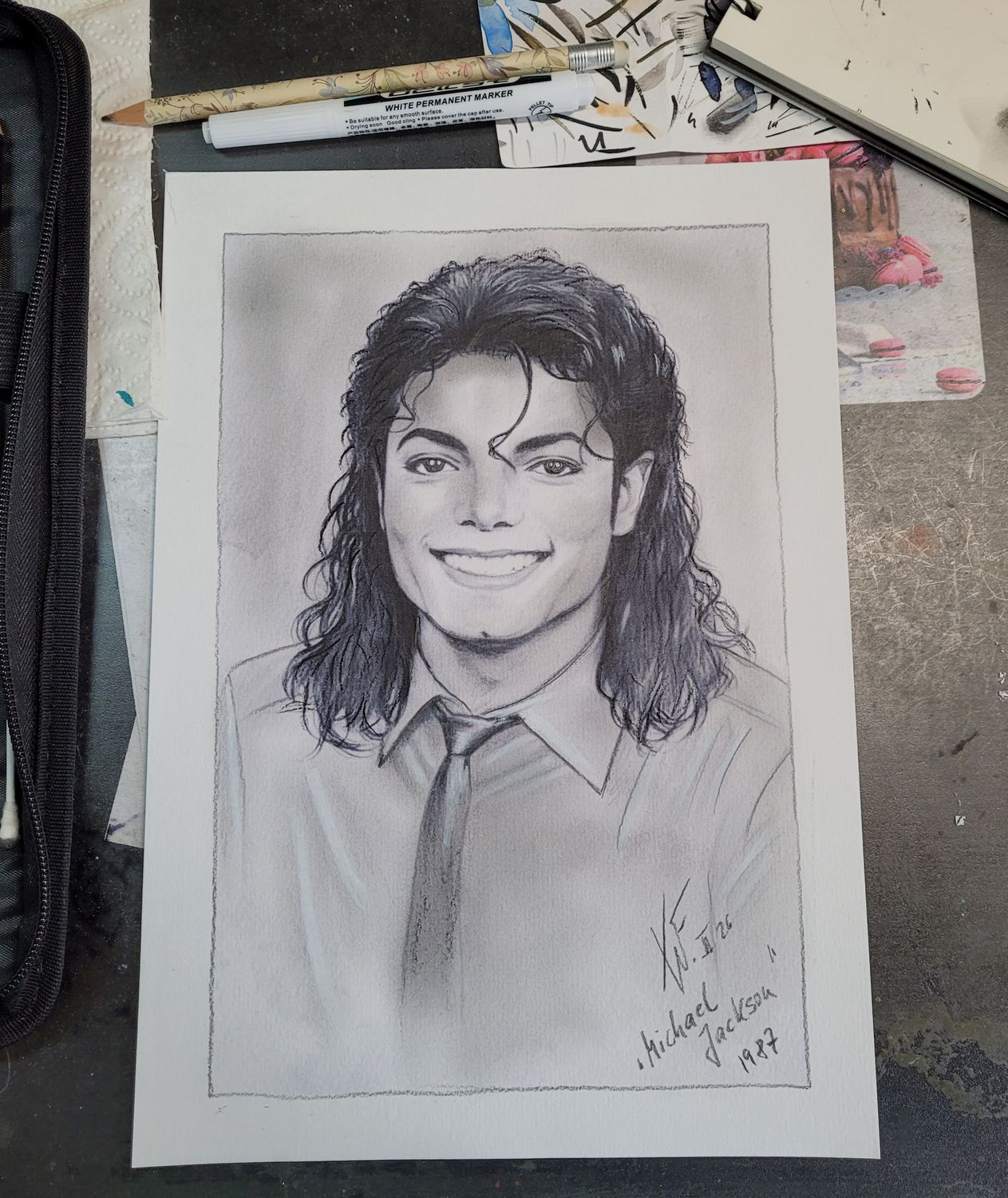 Kunstdruck "Michael Jackson"