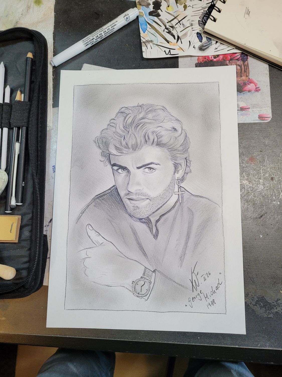 Kunstdruck "George Michael"