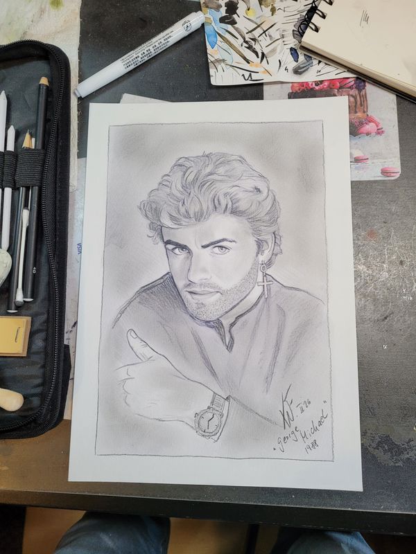 Kunstdruck "George Michael" Kunstdruck "George Michael"