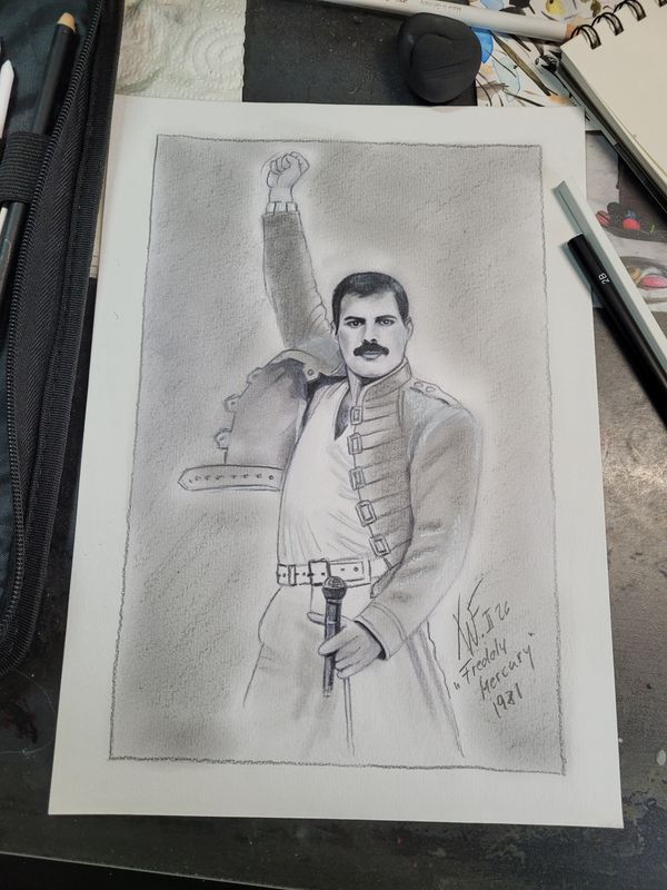 Kunstdruck "Freddy Mercury" Kunstdruck "Freddy Mercury"