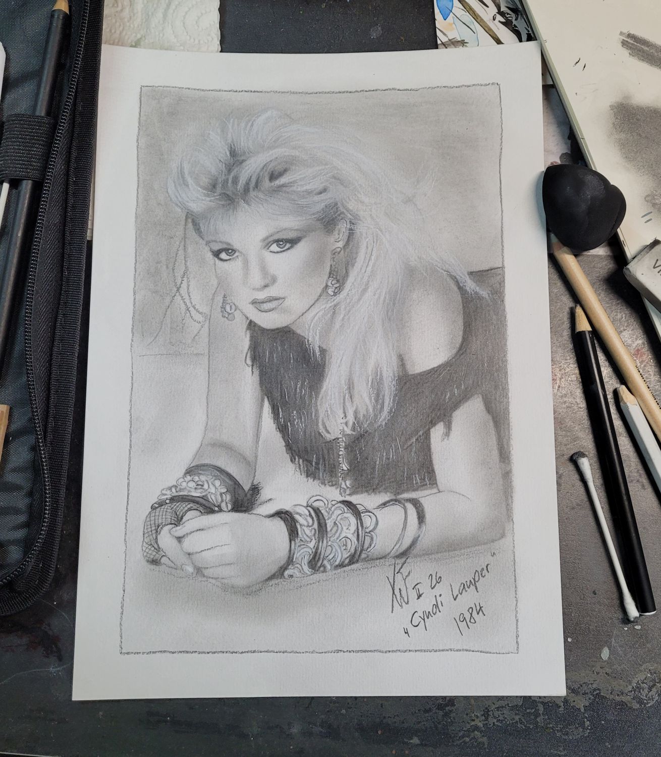 Kunstdruck "Cyndi Lauper"