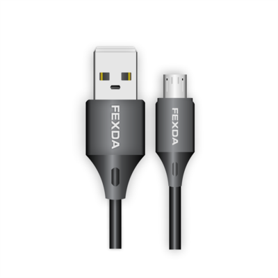 Fexda C10M Macro USB Cable For Android Phone (Black)