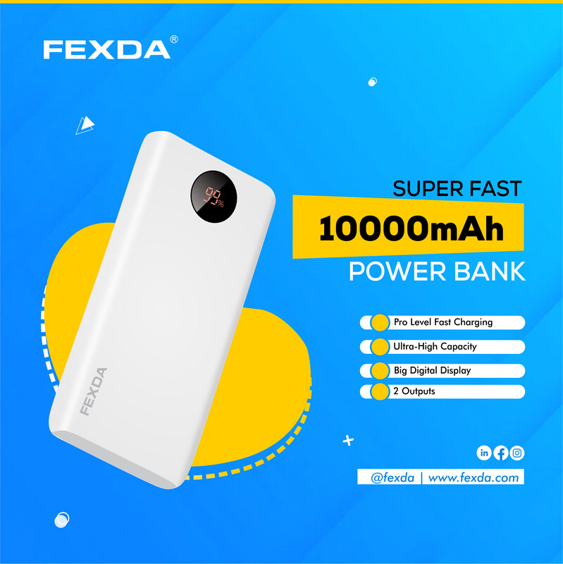 A10 10000mAh 22.5W PD+QC Power Bank