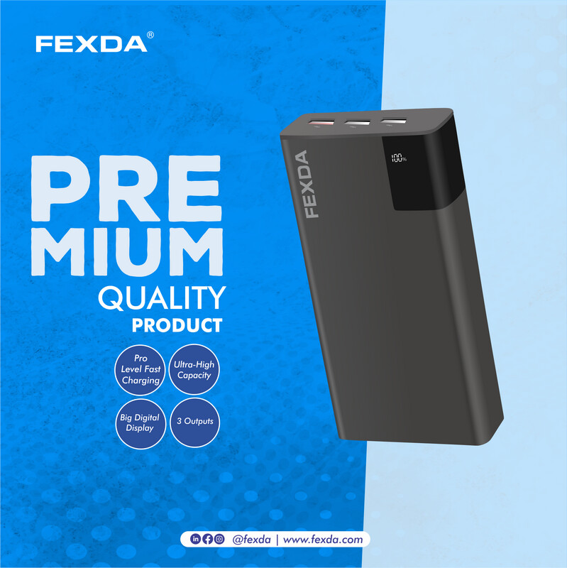 30E 30000mAh 22.5W PD+QC Power bank