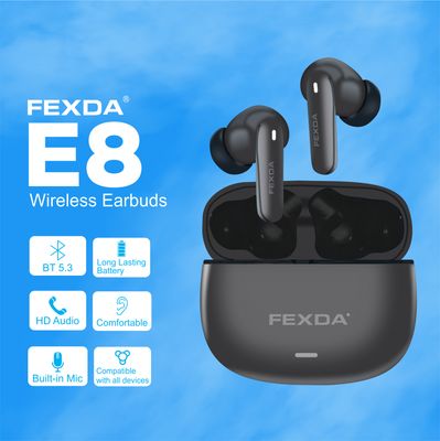 E8 Earbuds, ANC, BT-5.3