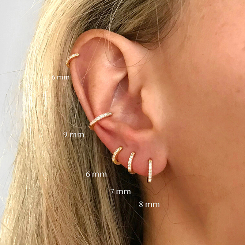 Minimalist Stainless Steel Hoop Earrings