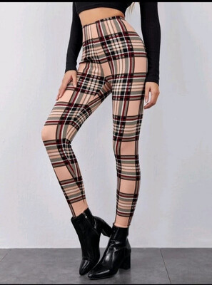 Beige Leggings