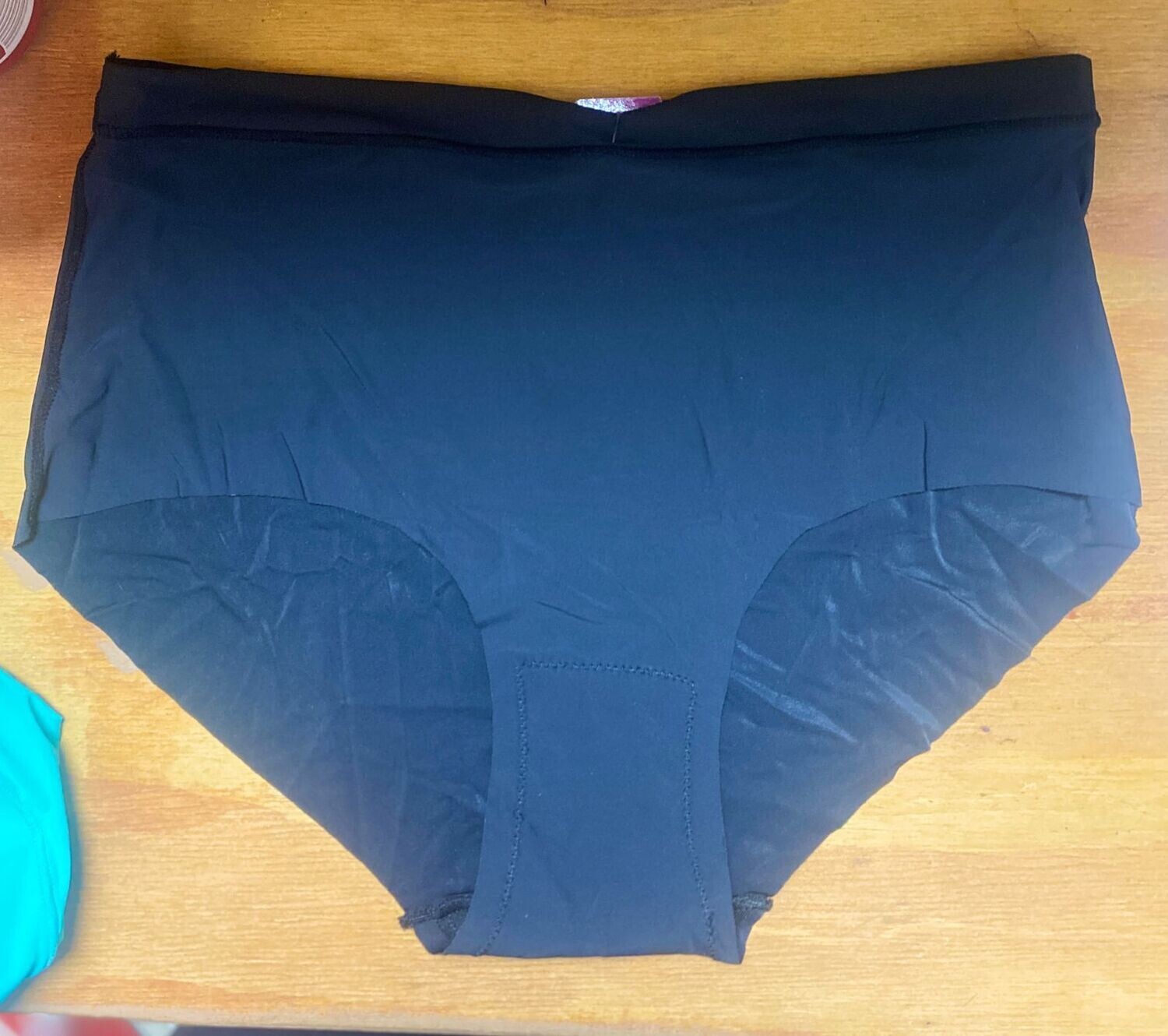 High Waist Underwear, Size: L, Color: Black