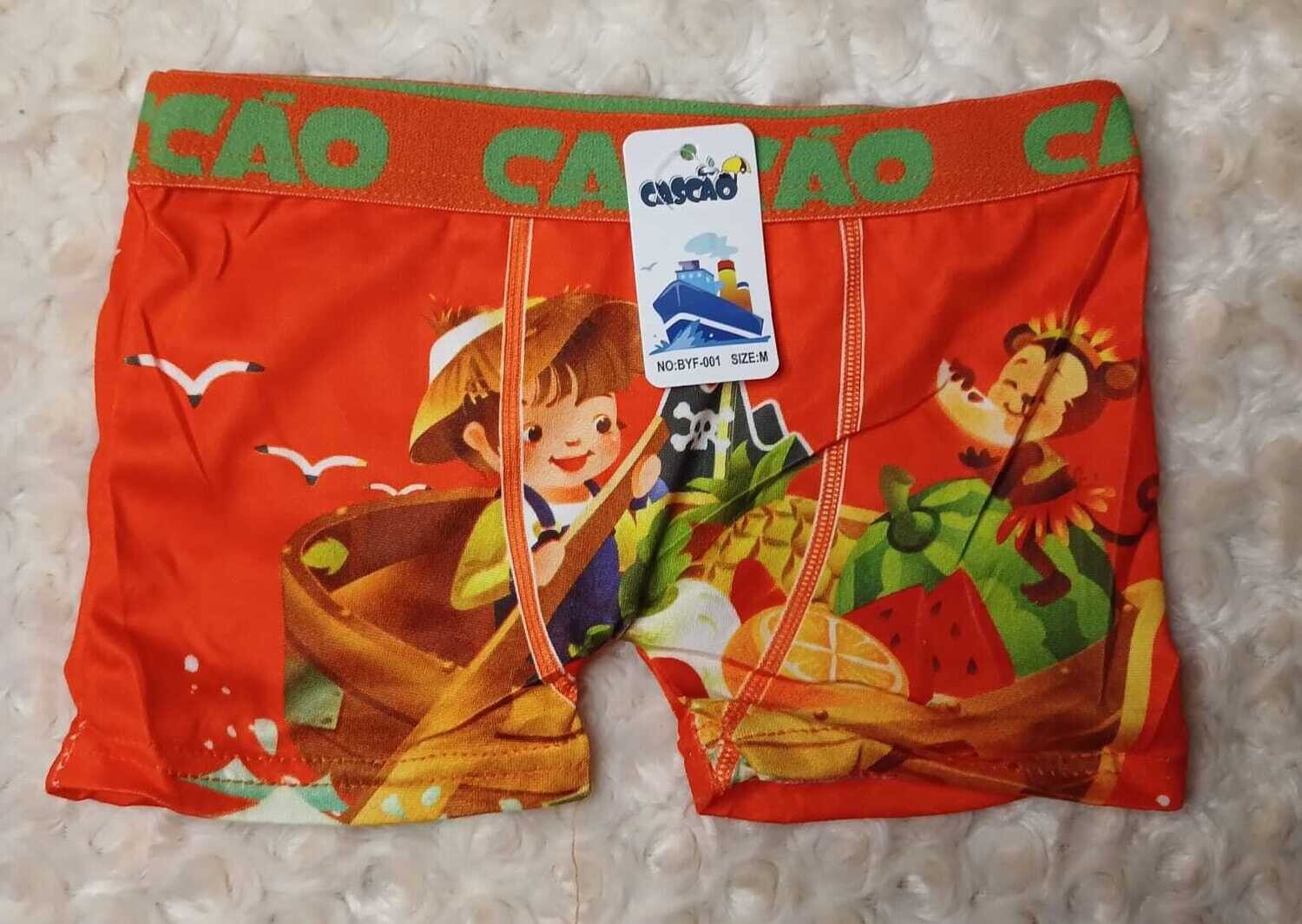 Cascao boy boxers, Size: M, Color: Orange